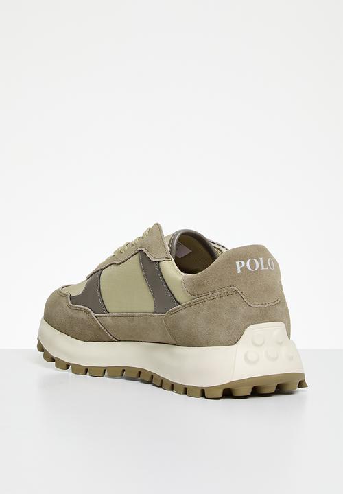 Polo Shoes Polo Panelled Cleated Runner Taupe (7682178482265)