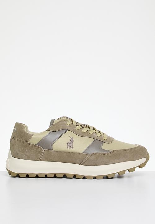 Polo Shoes Size Uk Six Polo Panelled Cleated Runner Taupe (7682178482265)