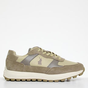 Polo Shoes Size Uk Six Polo Panelled Cleated Runner Taupe (7682178482265)