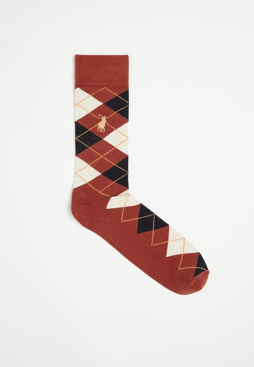 Polo Socks Polo Cotton Socks Rust (7676033499225)