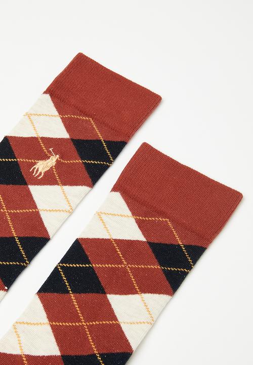 Polo Socks Polo Cotton Socks Rust (7676033499225)