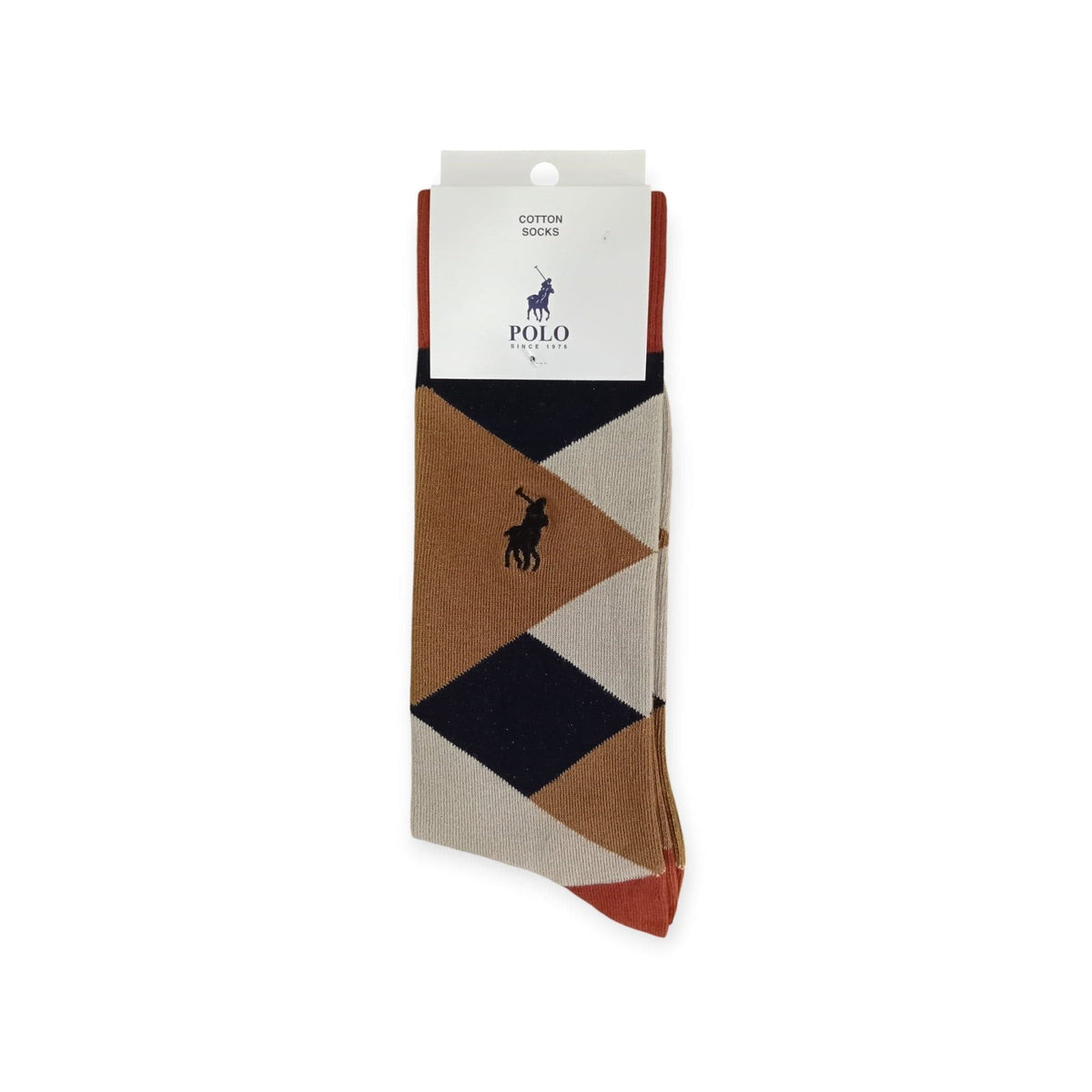 Polo Socks Polo Men's Cotton Socks Rust (7804541239385)