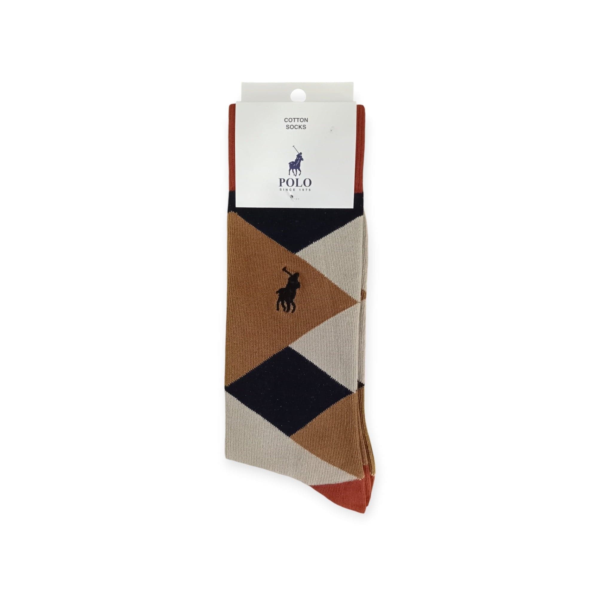 Polo Socks Polo Men's Cotton Socks Rust (7804541239385)