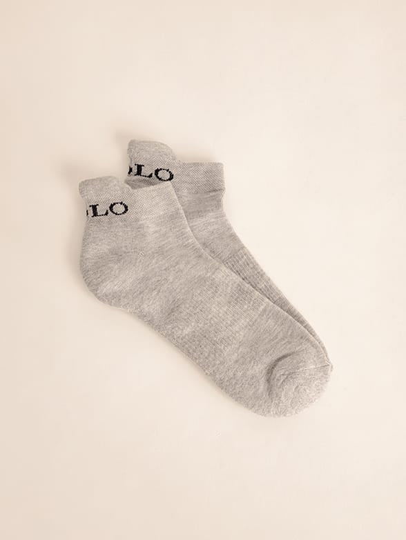 Polo Socks Polo Men's Golf Socks-Silver 2419C