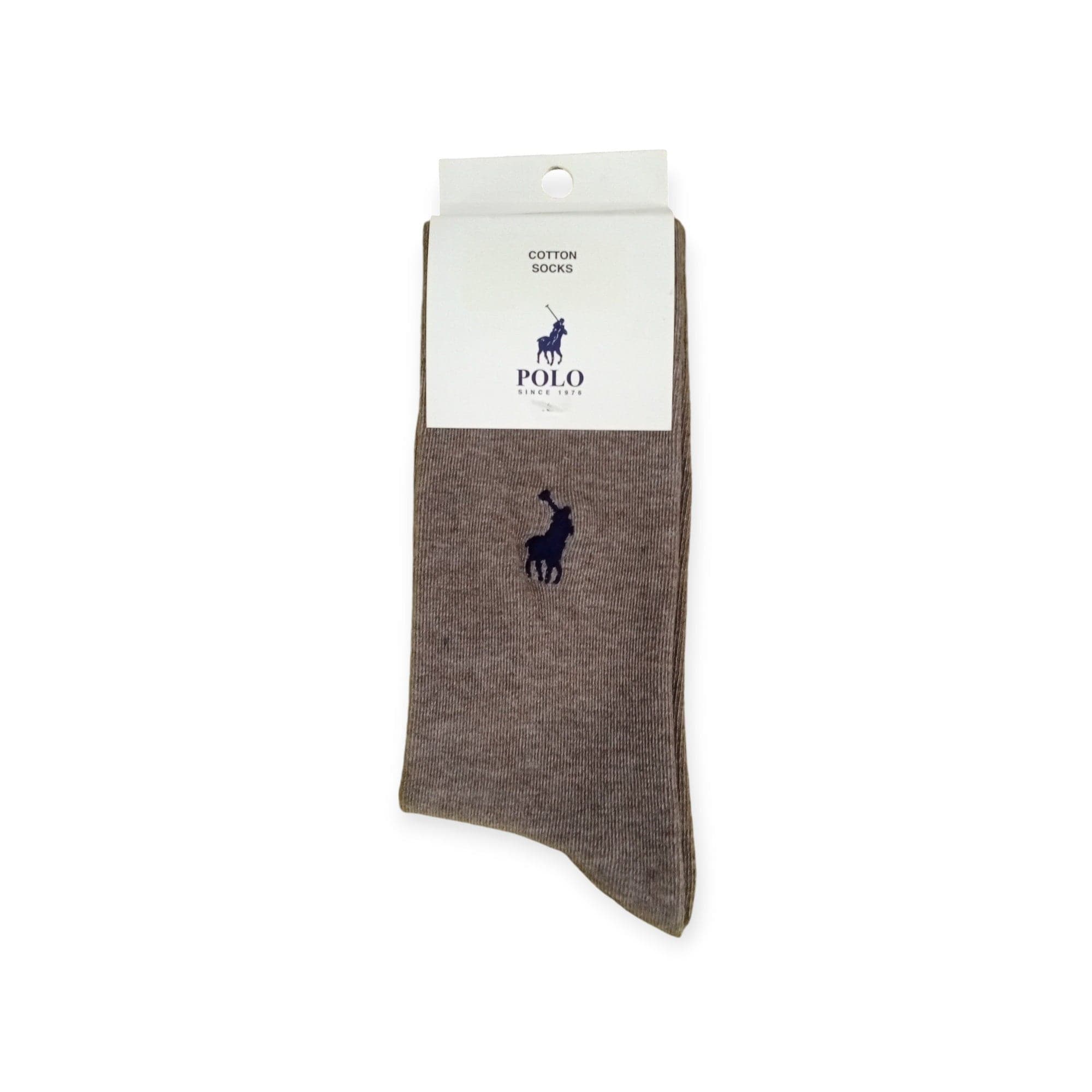 Polo Socks Polo Men's Plain Socks Taupe (7804430352473)