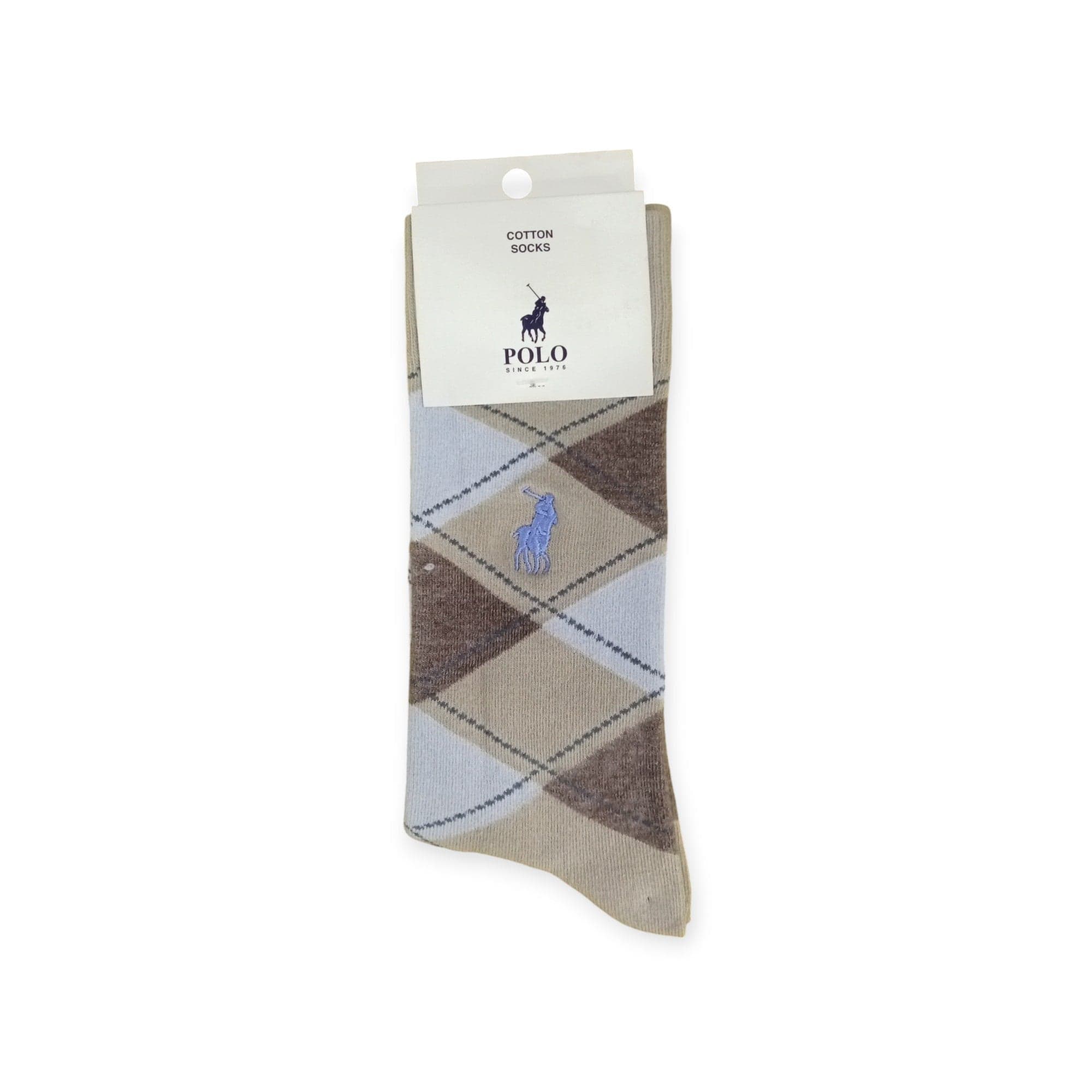 Polo Socks Polo Men's Socks Argyle Stone (7804510011481)