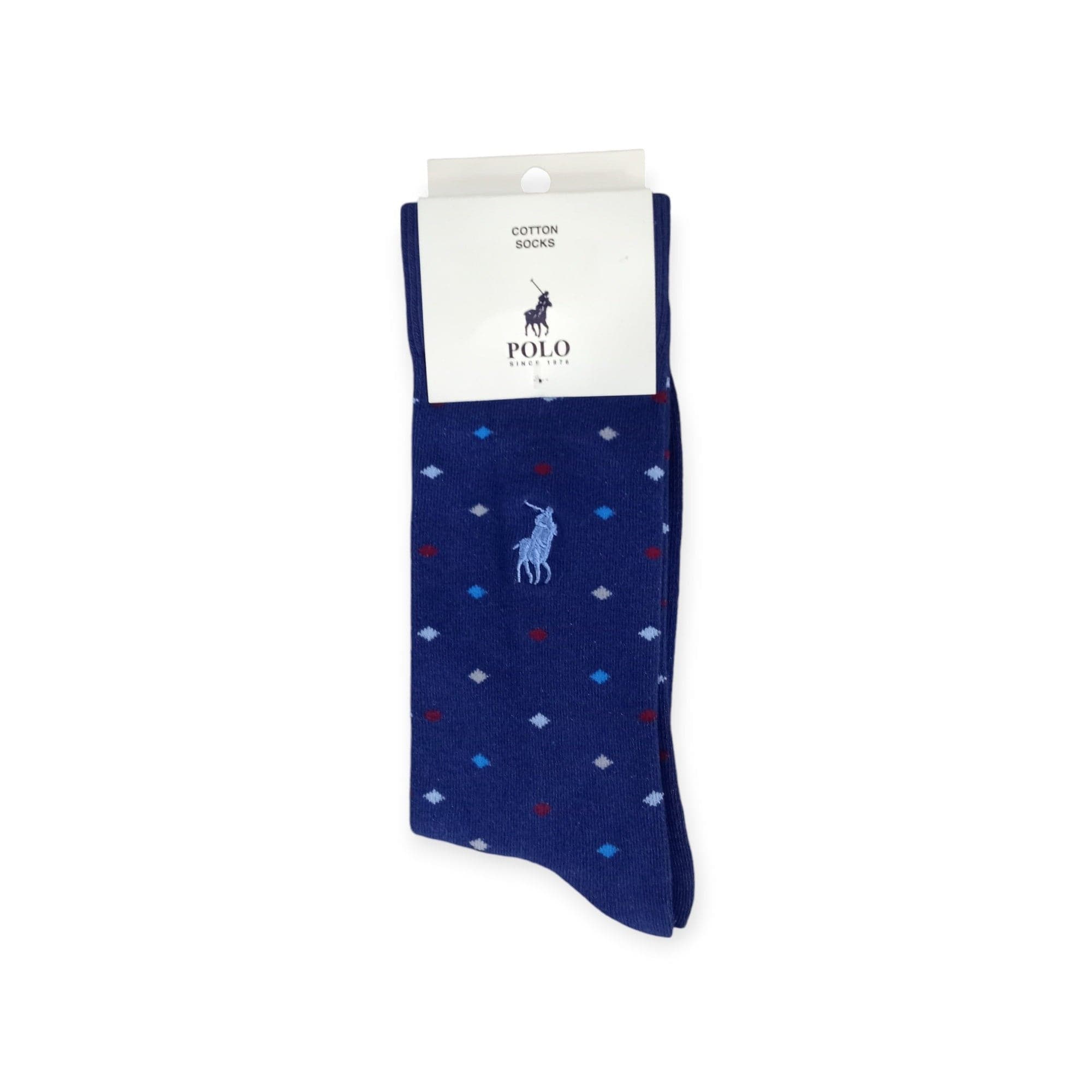 Polo Socks Polo Men's Socks Multi Dots Airforce (7804523511897)