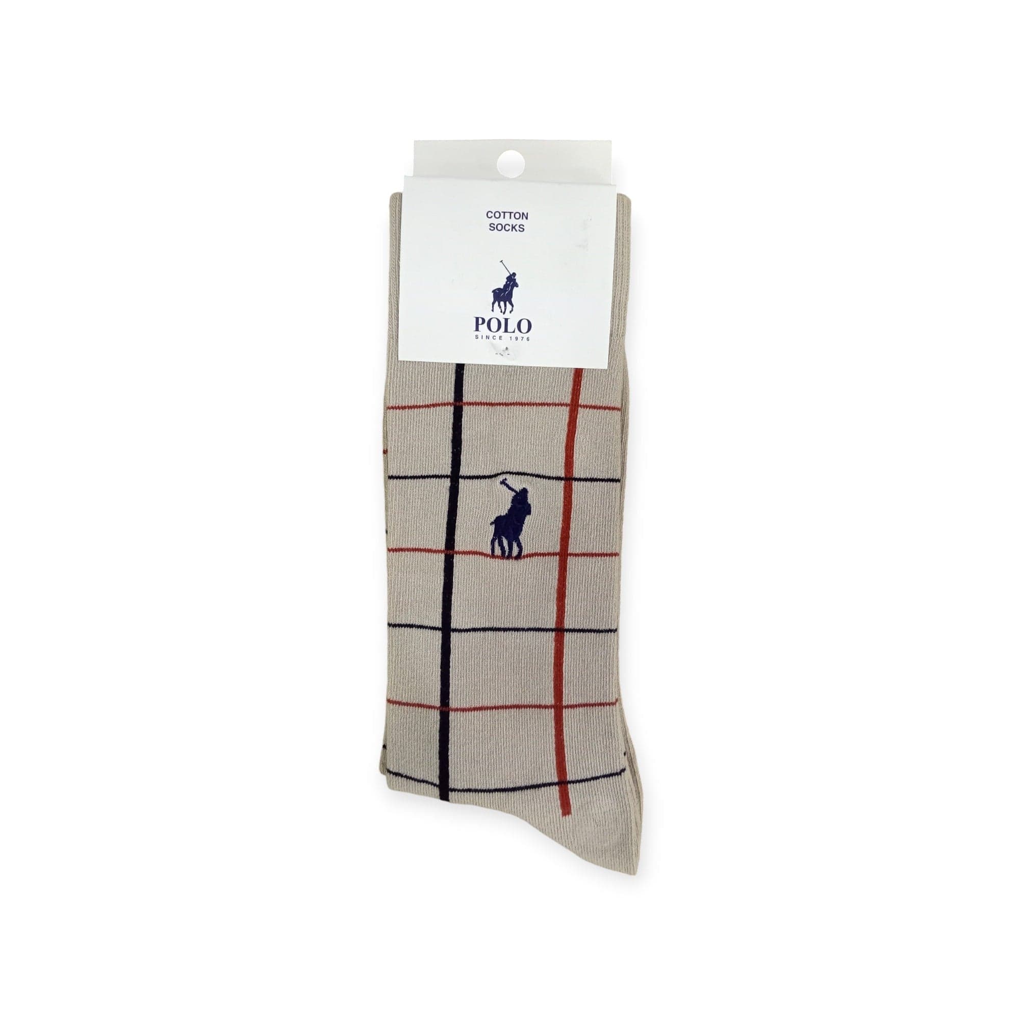 Polo Socks Polo Men's Socks Stripe Stone (7804480356441)