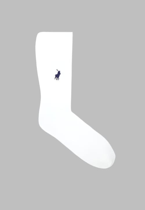 Polo Socks Polo Plain Logo Socks White