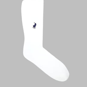 Polo Socks Polo Plain Logo Socks White
