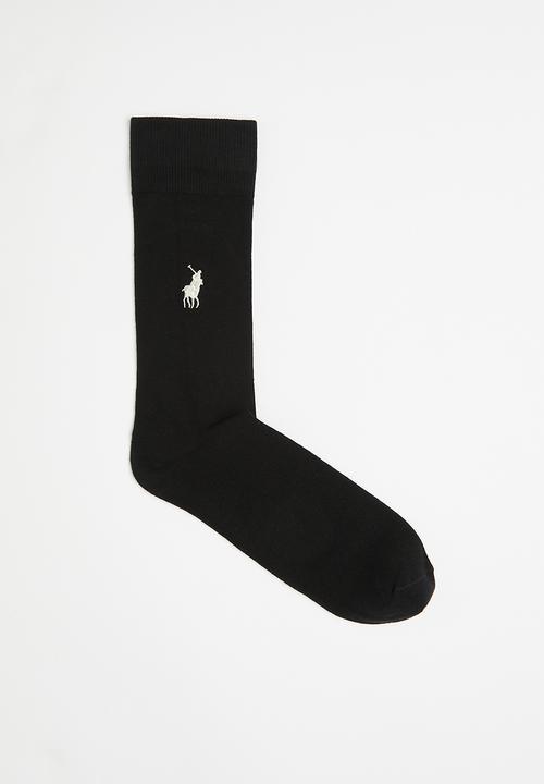 Polo Socks Polo Socks Plain Black (7676274475097)