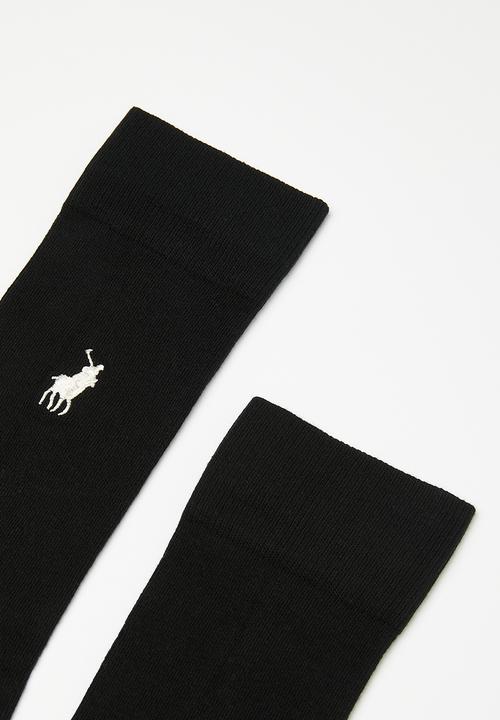 Polo Socks Polo Socks Plain Black (7676274475097)