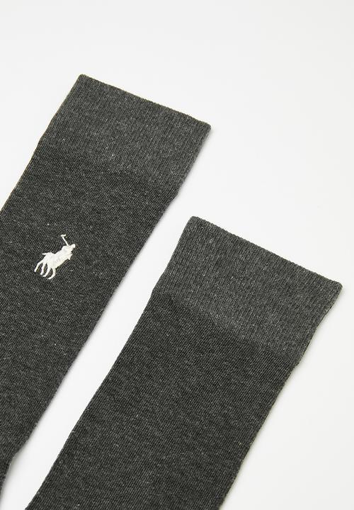 Polo Socks Polo Socks Plain Charcoal (7676287221849)