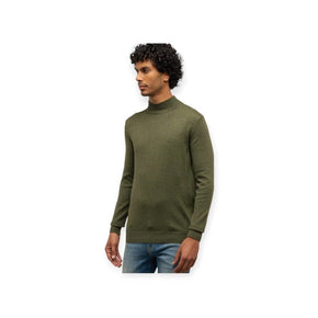 Polo Sweater Polo Long Sleeve High Collar Knitwear Fatigue (7683899129945)