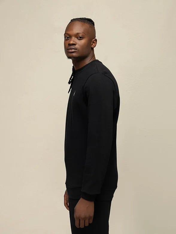 Polo Sweater Polo Sport Long Sleeve Sweat Top Black (7683793911897)