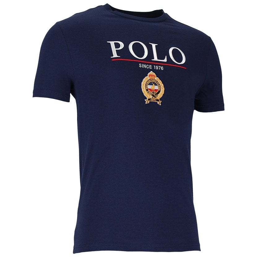 Polo T Shirt Polo Mens Equestrian Tee Navy (7336404910169)