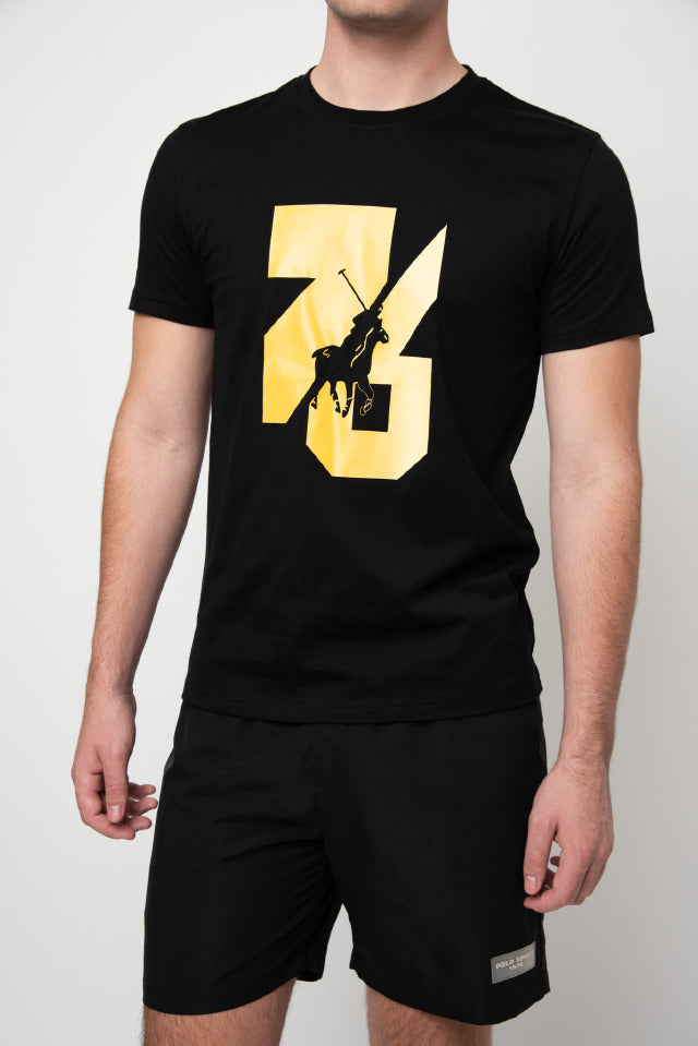 Polo T Shirt Polo Sport Gradient Tee Black