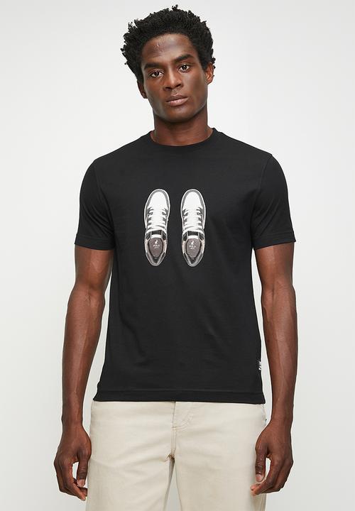 Polo T Shirt Polo Thobile pjc short sleeve sneaker logo tee - black