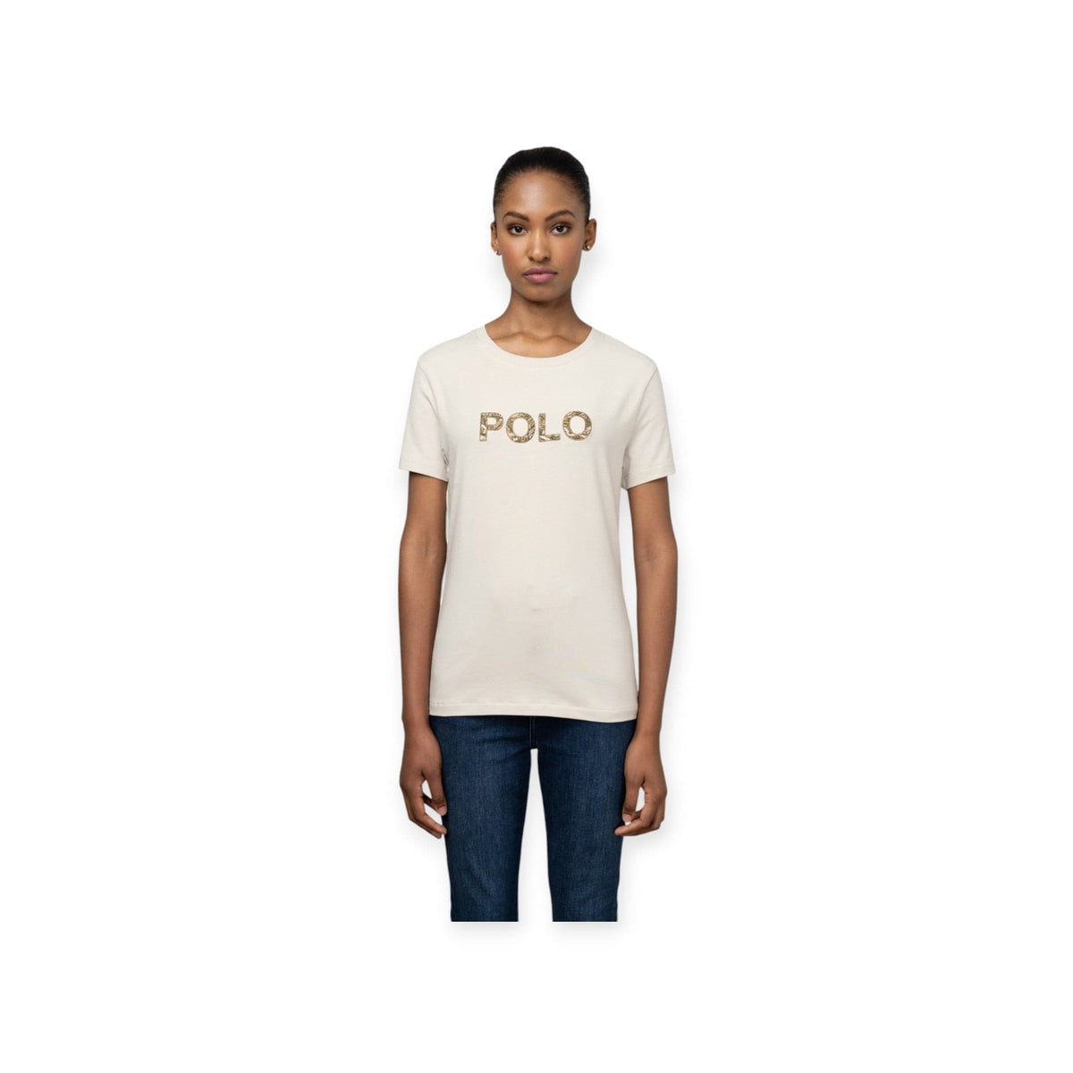 Polo T Shirt Polo Women Anele Short Sleeve T Shirt Putty