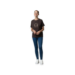 Polo T Shirt Polo Women Casey Short Sleeve Crest Tee Chocolate