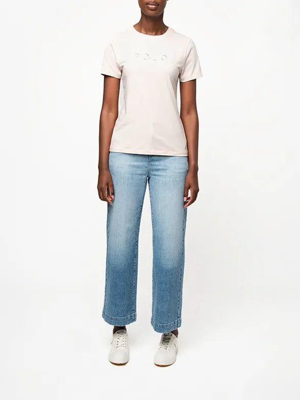Polo T Shirt Polo Womens Lara Short Sleeve Embroidered T-Shirt