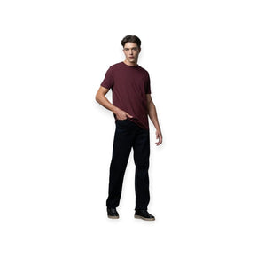 Polo T Shirt S Polo Essential Crew Neck Short Sleeve Tee Burgundy
