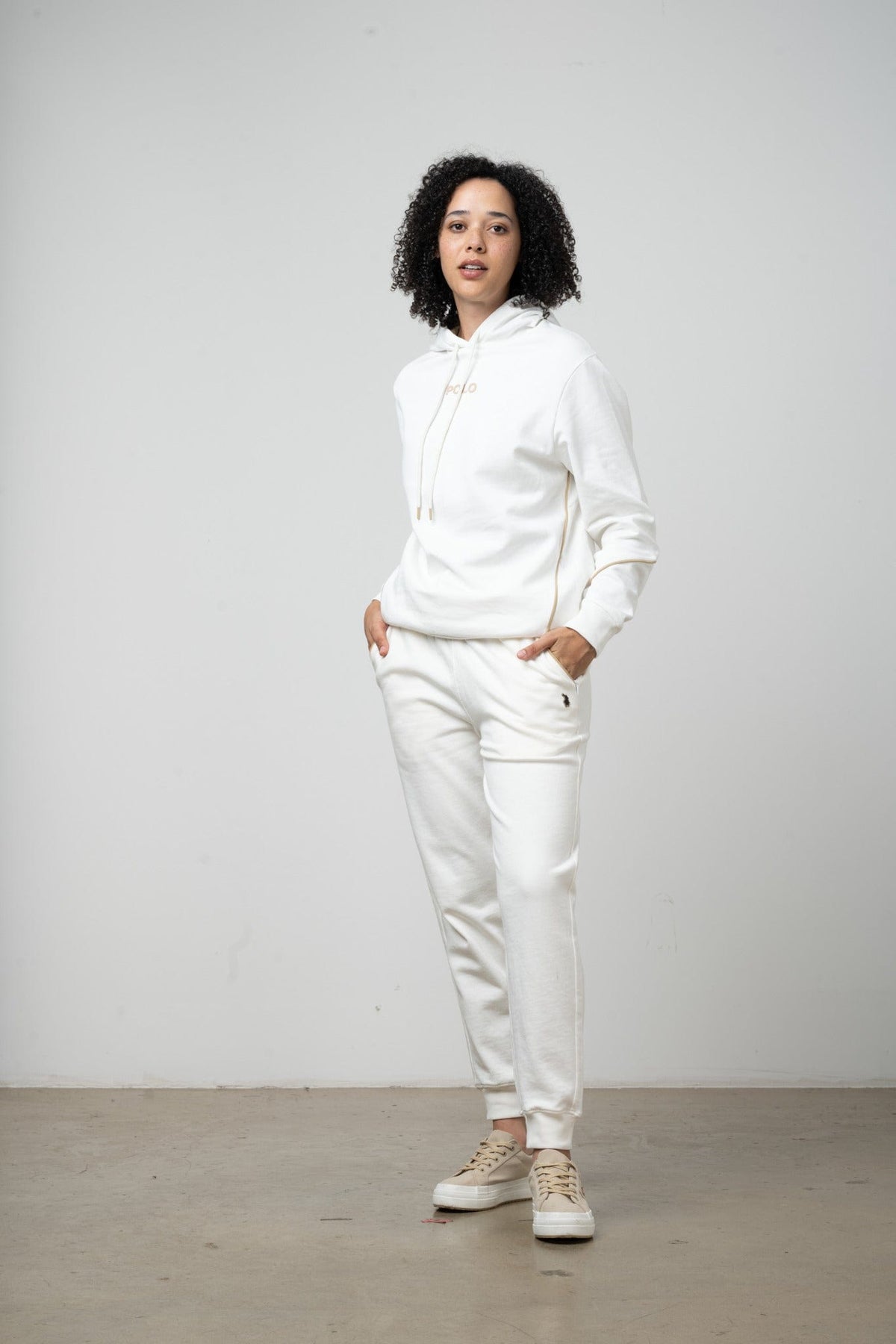 Polo Track Top Polo Women Demi Track Top Off White
