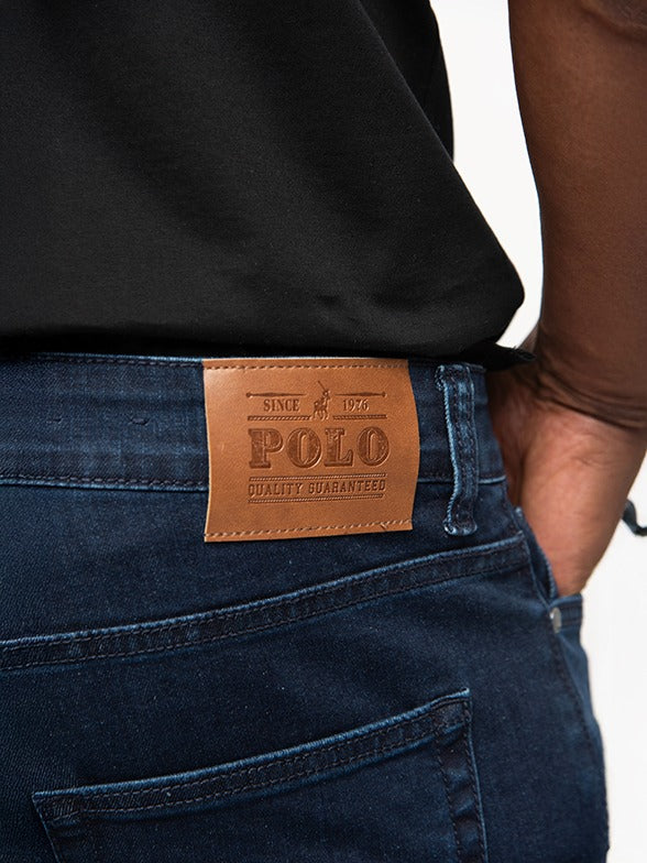 Polo Mens Simon Jean -Blue/Black 501015