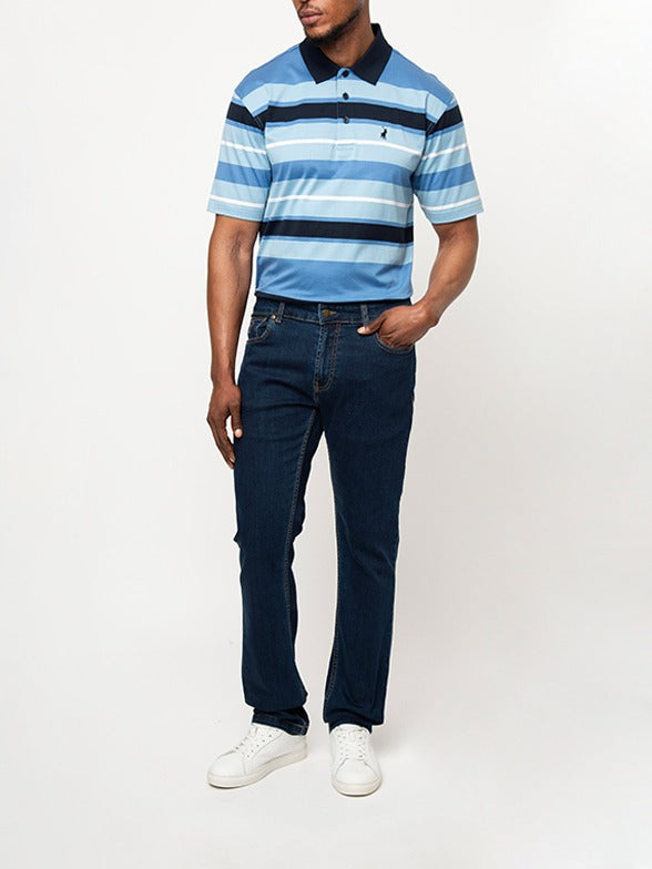 Polo Mens Simon Jean Indigo 501015