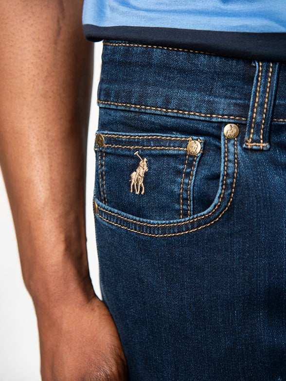 Polo Mens Simon Jean Indigo 501015