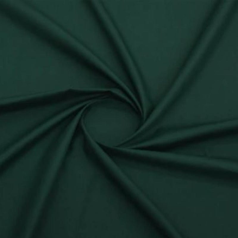 Poly Cotton Dress Fabrics Bottle Green Poly Cotton Fabric 112 cm (7710978768985)