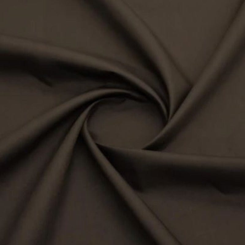 Poly Cotton Dress Fabrics Chocolate Poly Cotton Fabric 112 cm (7710978768985)