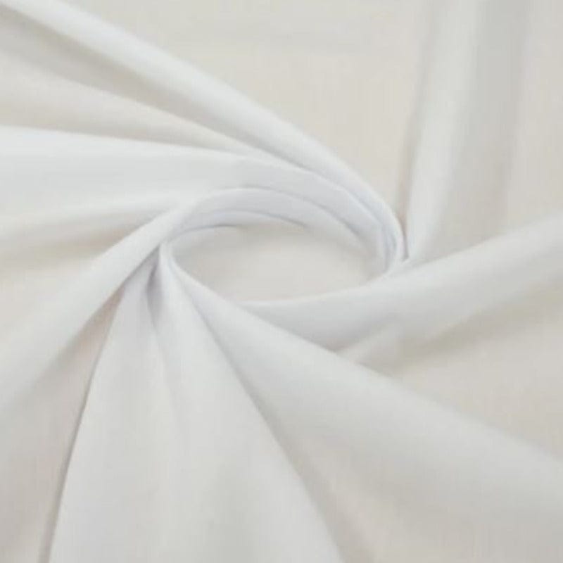 Poly Cotton Dress Fabrics Cream Poly Cotton Fabric 112 cm (7710978768985)