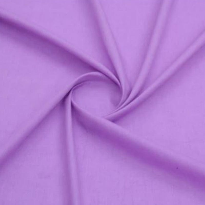 Poly Cotton Dress Fabrics Lilac Poly Cotton Fabric 112 cm (7710978768985)