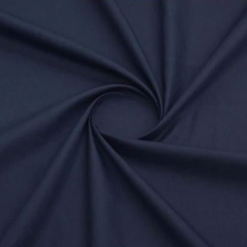 Poly Cotton Dress Fabrics Navy Poly Cotton Fabric 112 cm (7710978768985)