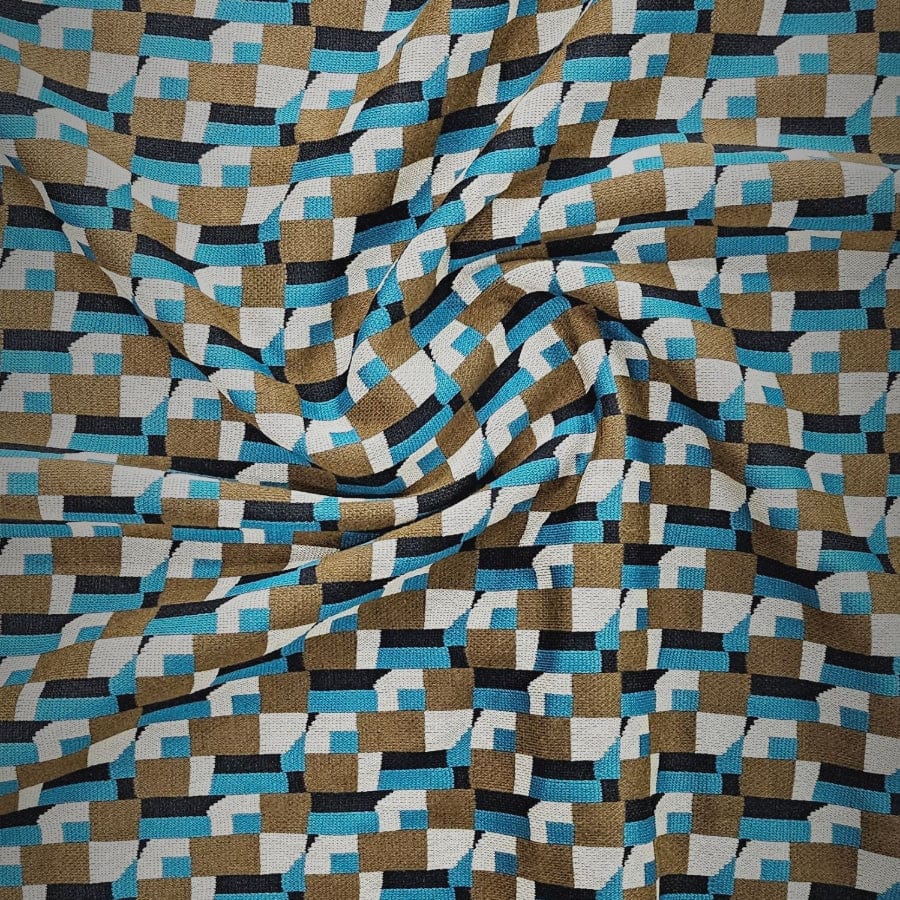 POLY SPAN Dress Fabric Jade Poly Span Jacquard 150cm