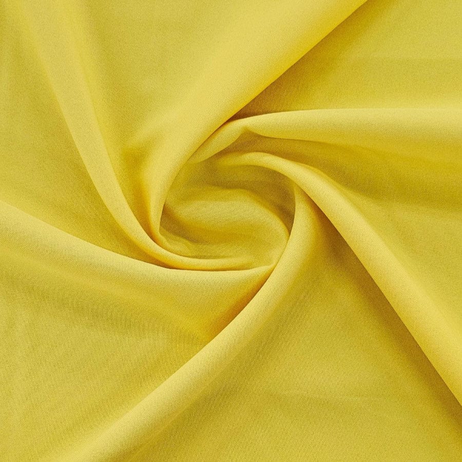 POLYESTER FABRIC Dress Fabrics Yellow 150  cm Mini Matt Fabric 150 cm (4753013997657)