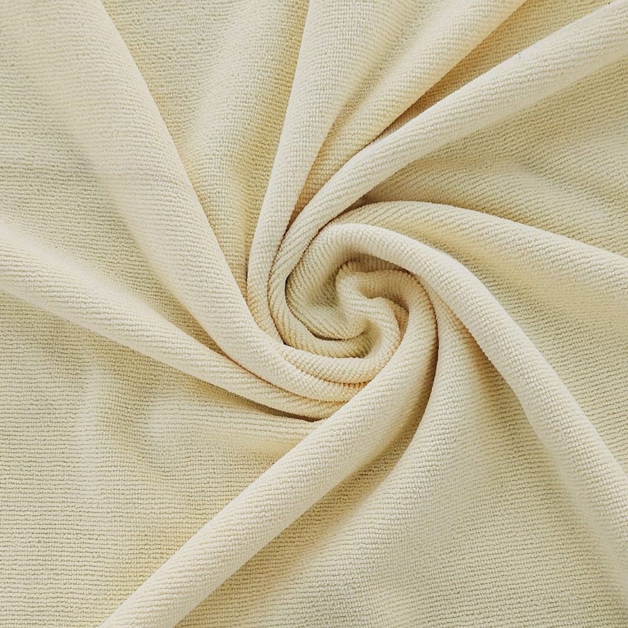 Polyester Towelling Dress Fabrics Lemon Towelling Fabric - Polyester Single Sided (7797598224473)