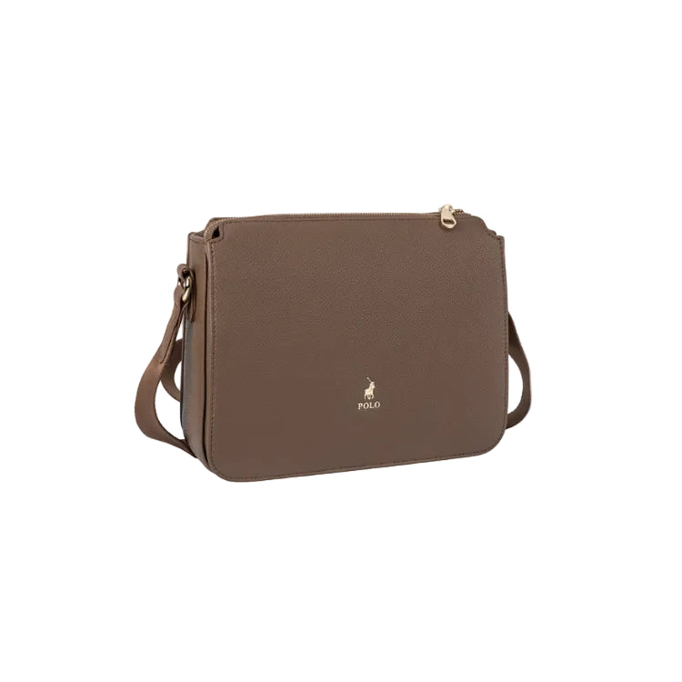 Polo Lyon Crossbody Bag-Taupe POS431222