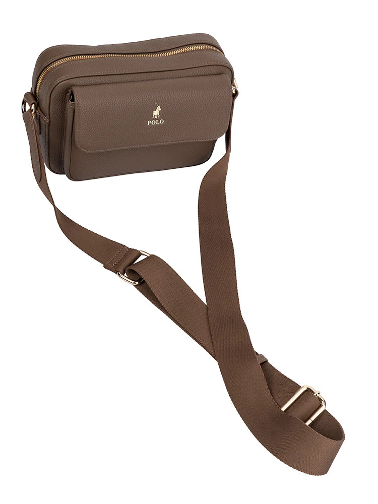 Polo  New Lyon Camera Bag With Flap-Taupe POS431262