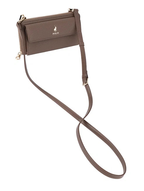 Polo Lyon Phone Sling-Taupe POS431612.