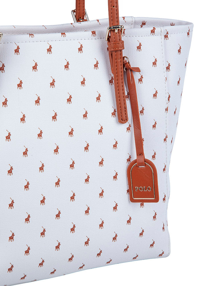 Polo Iconic Tote-White POS432101