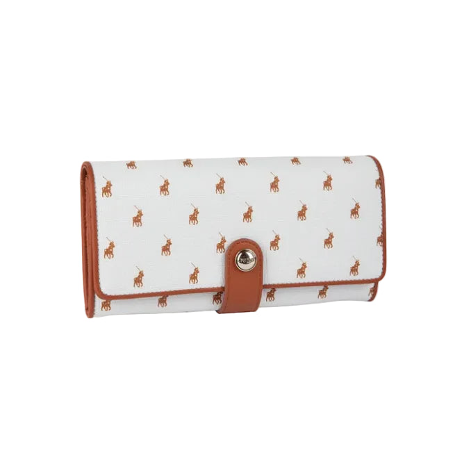Polo Iconic Clutch Purse-White POS432351