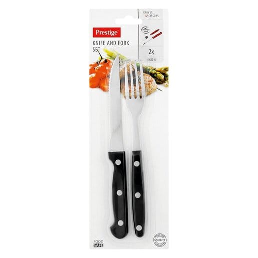 PRESTIGE Knife & Fork Prestige Steak Knife & Fork Set 2 Piece 09620