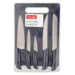 PRESTIGE Knife Prestige 5 Piece Knife Set & Chopping Board 07904 (7470491926617)