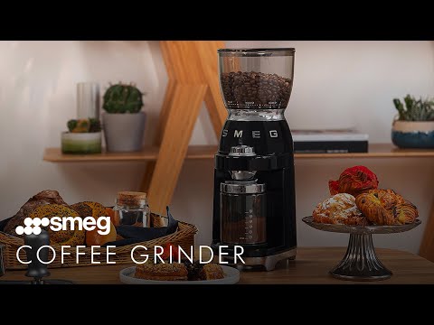 Smeg 150W Retro Coffee Grinder Black CGF01BL