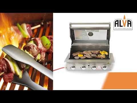 Alva Mojave 4-Burner Glass Hood Drop-in Gas BBQ GSS4BTT