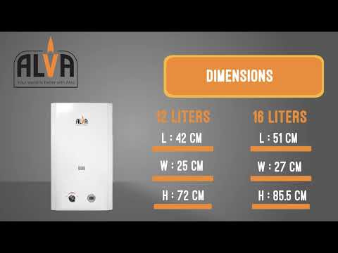 Alva 12 L Gas Water Heater GWH2012L