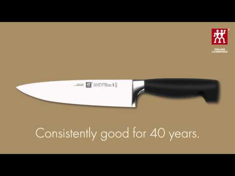 Zwilling Four Star Bamboo 7pc Knife Block Set With Shears ZW-35068-002