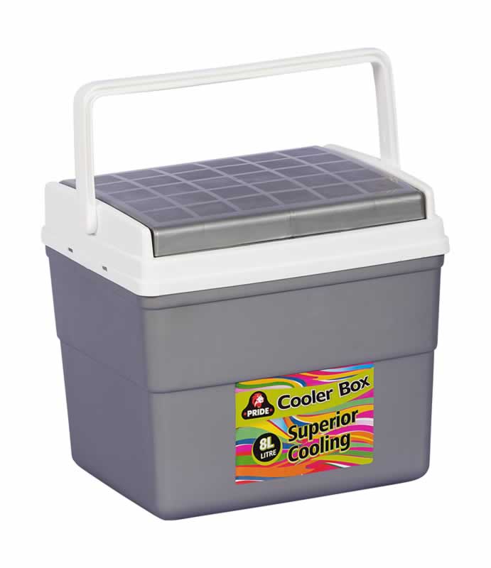 Pride Cooler Box Pride Cooler Box 8 Litre Silver P3070